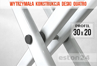Wytrzymała konstrukcja grube nogi