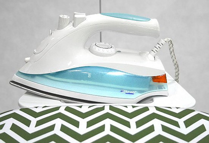 Deska do prasowania z rękawnikiem New Hit Full Opcja - Chevron Pesto