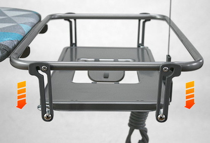 Deska do prasowania Magnum PRO Ekspert Full Opcja - Triangles Laguna