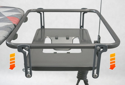 Deska do prasowania Magnum PRO Ekspert Full Opcja - Triangles Pink