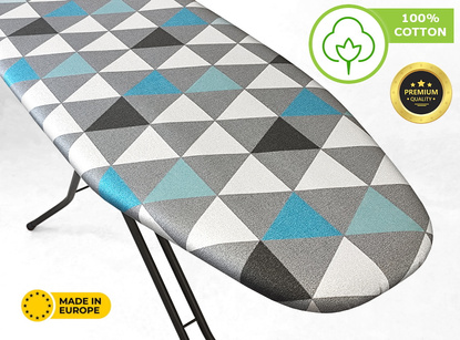 Pokrowiec metalizowany na deskę do prasowania Triangles Laguna DC42F3M + PODKŁAD FILC