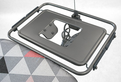 Deska do prasowania Magnum PRO Ekspert Full Opcja - Triangles Pink