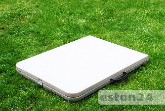 Biały stół rozkładany do domu i ogrodu 155 cm