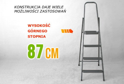 Drabina 4 stopniowa Super Home 204