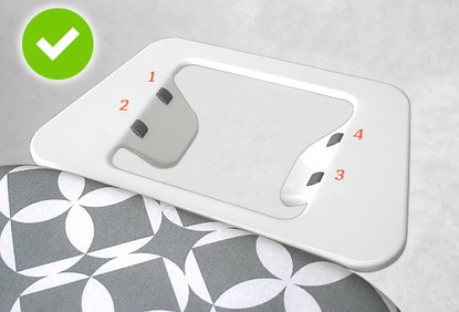 Deska do prasowania Dynamic - Grey Morocco