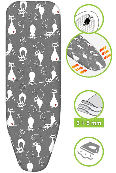 Pokrowiec na deskę do prasowania CAT (M) + podkład FILC