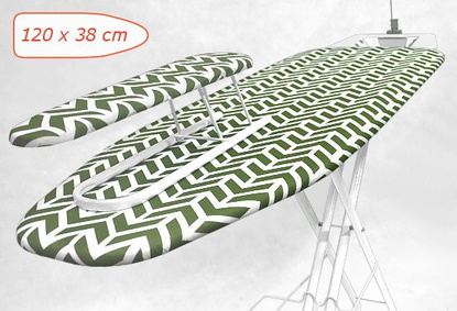 Deska do prasowania z rękawnikiem New Hit Full Opcja - Chevron Pesto