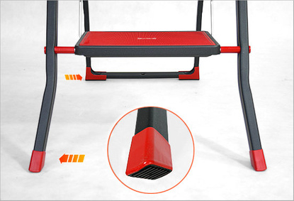 Drabina stalowa 2 stopniowa D2022HSR