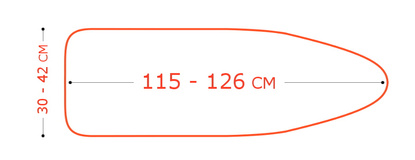 Pokrowiec na deskę do prasowania Millena SHINE (M)