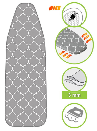 Pokrowiec na deskę do prasowania Millena Arabesko (S)