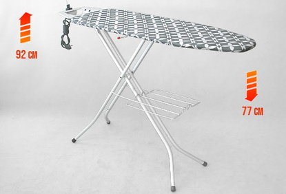 Deska do prasowania z rękawnikiem New Hit Full Opcja - Grey Morocco