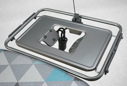 Deska do prasowania Magnum PRO Ekspert Full Opcja - Triangles Laguna