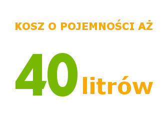 Kosz na śmieci Soft-Touch Inox 40L