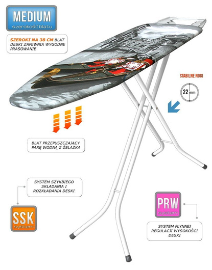 Deska do prasowania Spider - Venecja