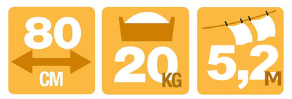 Suszarka do ubrań RUCKZUCK 80