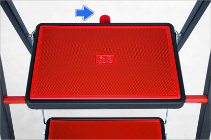 Drabina stalowa 2 stopniowa D2022HSR