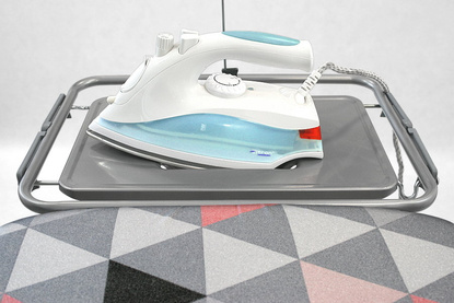 Deska do prasowania Magnum PRO Ekspert Full Opcja - Triangles Pink