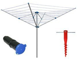 Suszarka ogrodowa Jowisz (niebieska) + świder