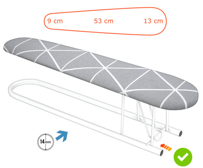 Rękawnik do prasowania - Triangles Grey