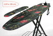 Deska do prasowania Black Rex Full Opcja - Red Rose