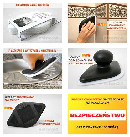 Narzędzie wielofunkcyjne Multi Tool + wkłady 5szt.