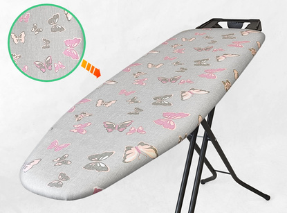 Pokrowiec na deskę do prasowania Millena Motyle (M) + podkład FILC