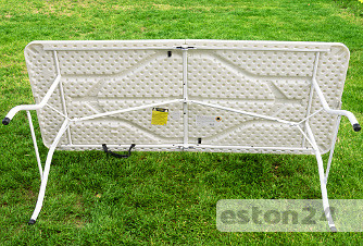 Rozkładany zestaw stół Halff 180 + 2 x ławka Bench 180