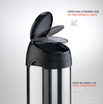 Kosz na śmieci Soft-Touch Inox 40L
