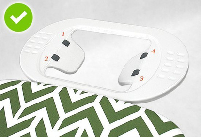 Pokrowiec na deskę do prasowania DC48 Chevron Pesto