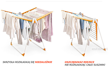 Suszarka na pranie Stendipratic Baby 18MB - pomarańcz