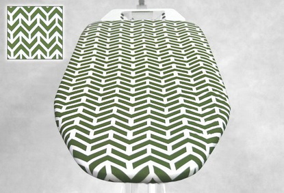 Deska do prasowania z rękawnikiem New Hit Full Opcja - Chevron Pesto