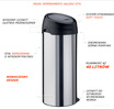 Kosz na śmieci Soft-Touch Inox 40L