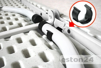 Biały stół rozkładany do domu i ogrodu 155 cm