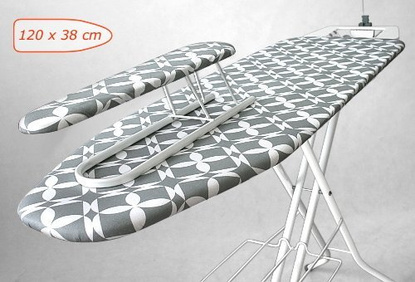 Deska do prasowania z rękawnikiem New Hit Full Opcja - Grey Morocco