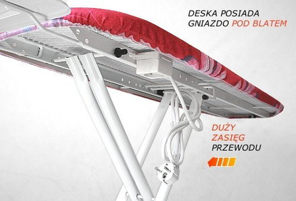 Deska do prasowania Millena Daisy - Gerbera czerwony