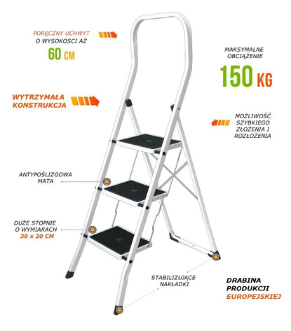 Drabina 3 stopniowa 2023H