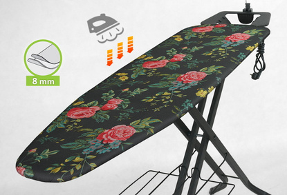 Deska do prasowania Black Rex Full Opcja - Red Rose