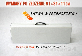 Rozkładany zestaw stół Halff 180 + 2 x ławka Bench 180