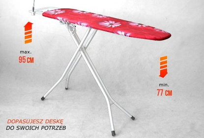 Deska do prasowania Millena Daisy - Gerbera czerwony