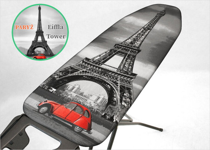 Pokrowiec na deskę do prasowania Millena City Paryż + PODKŁAD FILC