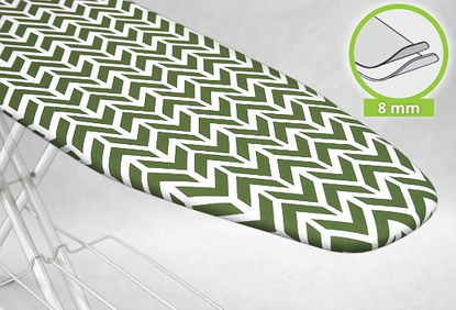 Deska do prasowania z rękawnikiem New Hit Full Opcja - Chevron Pesto