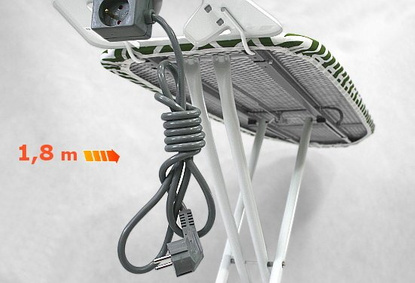 Deska do prasowania z rękawnikiem New Hit Full Opcja - Chevron Pesto