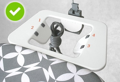 Deska do prasowania z rękawnikiem New Hit Full Opcja - Grey Morocco