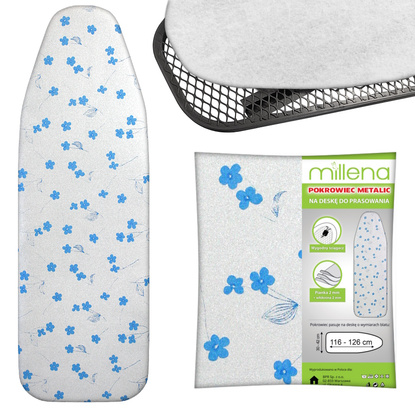 Pokrowiec na deskę do prasowania Millena Teflonlux (M) + podkład FILC