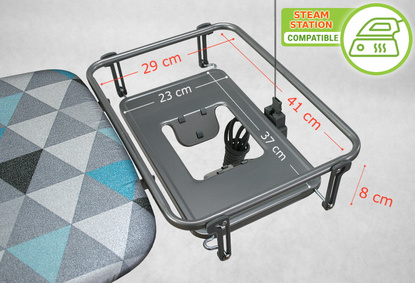 Deska do prasowania Magnum PRO Ekspert Full Opcja - Triangles Laguna